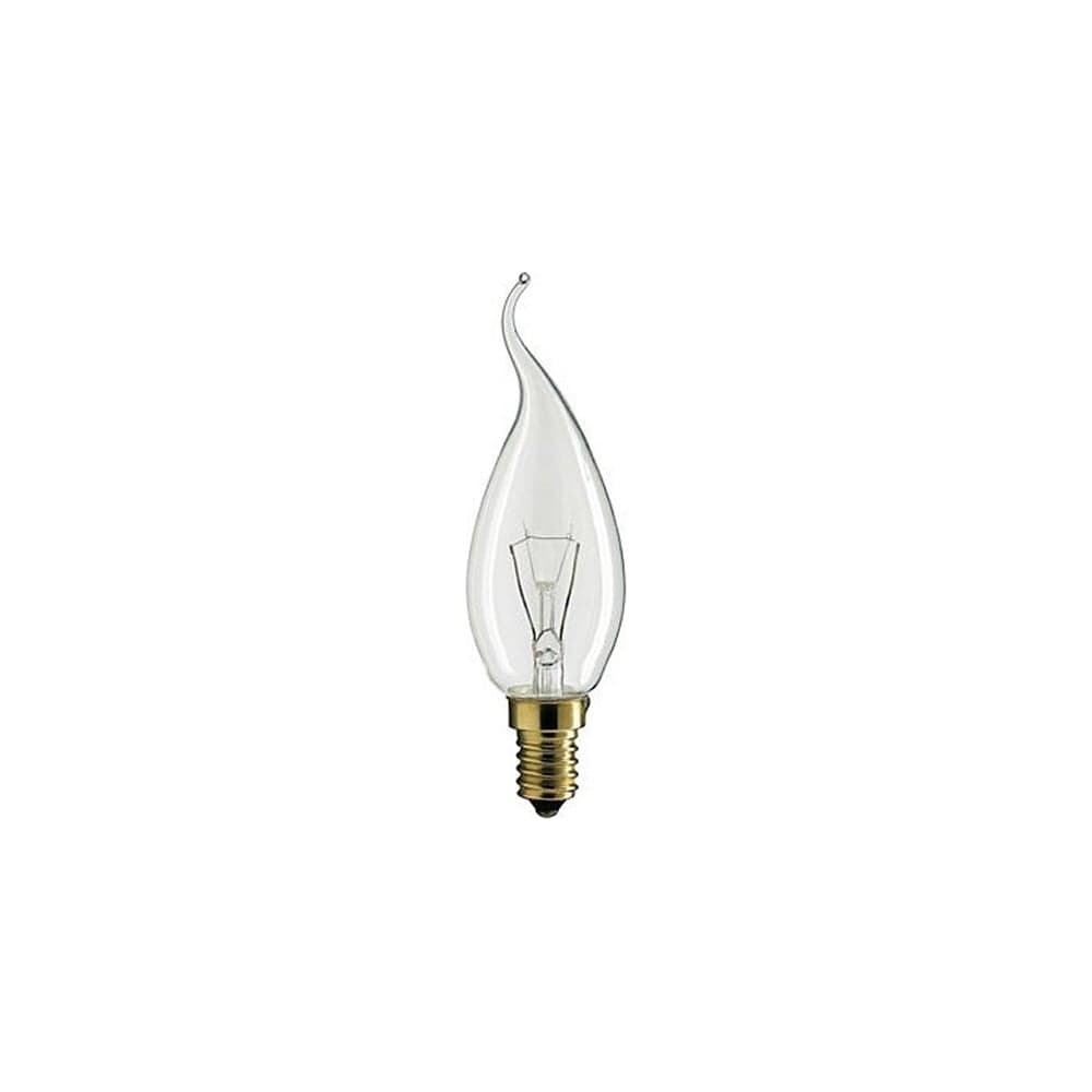 Лампа FL-LED DECOR С35 FLAME CL 60W E14 230V FOTON_LIGHTING - свеча на ветру прозрачная 605986