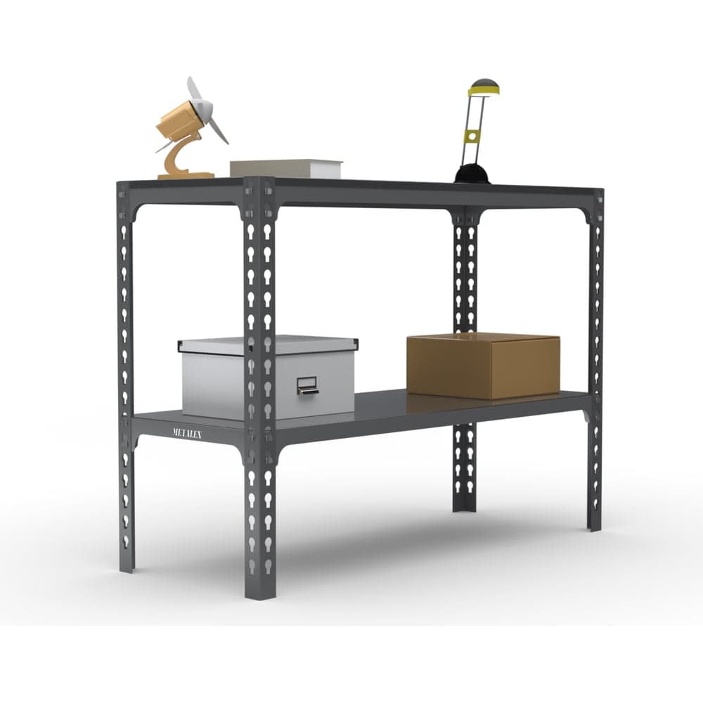 Стол-верстак Metalex ООО 950x1000x500 одна полка, серый 111580