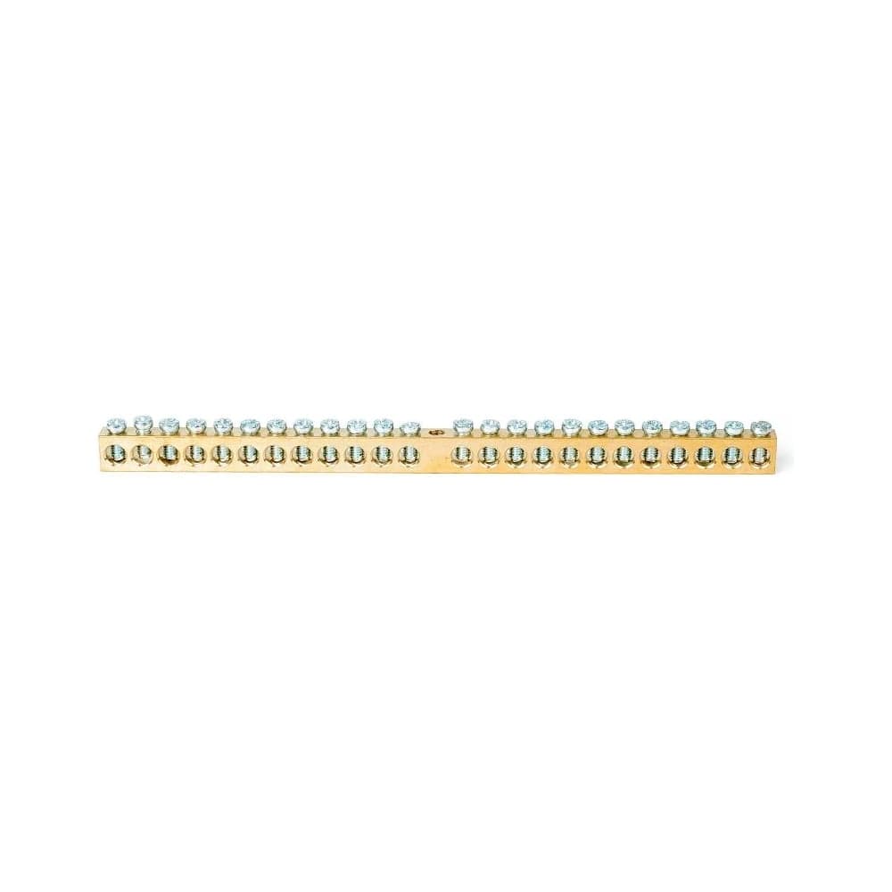 Шина HLT PEN земля-ноль, 6x9мм, 24/1 24 группы/крепеж по центру, 20 штук/упаковка 081-09-11