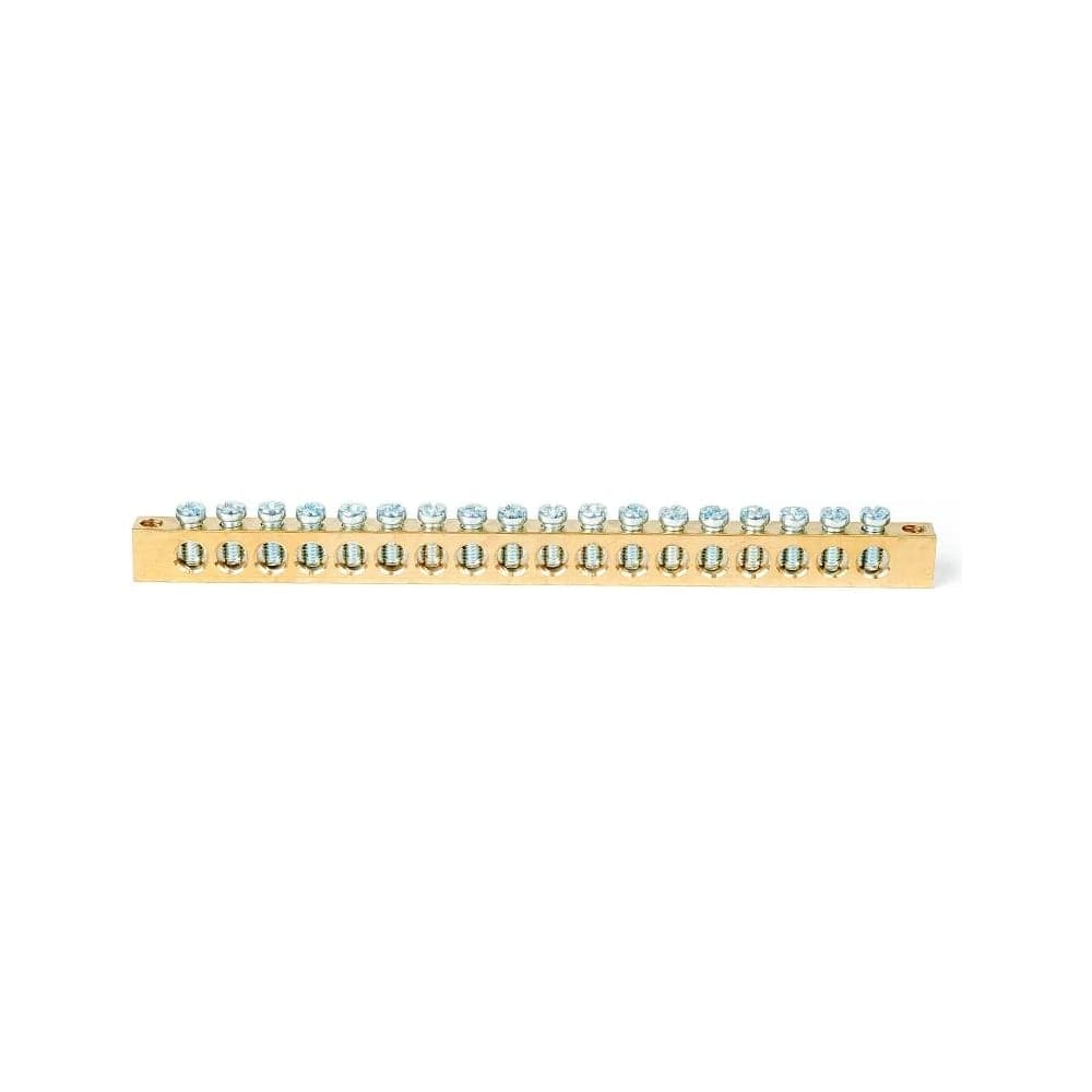 Шина HLT PEN земля-ноль, 6x9мм, 20/2 20групп/крепление по краям, 10 штук/упаковка 081-09-31