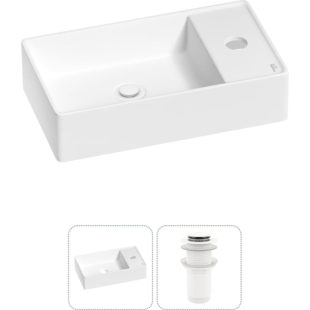 Мини-раковина для ванной комнаты или туалета Wellsee WC Area в наборе 2 в 1 20213629R