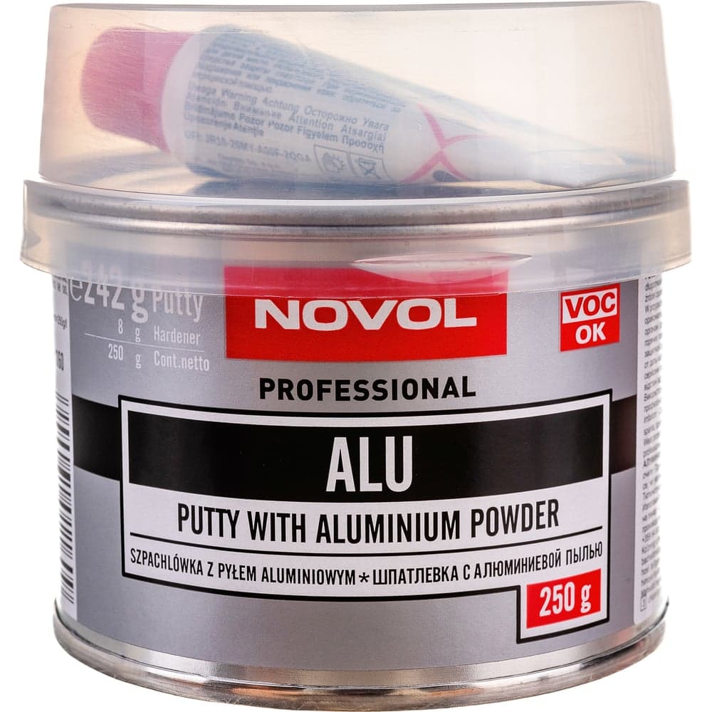 Автошпатлевка Novol ALU с алюминием 0.25 кг X6119889