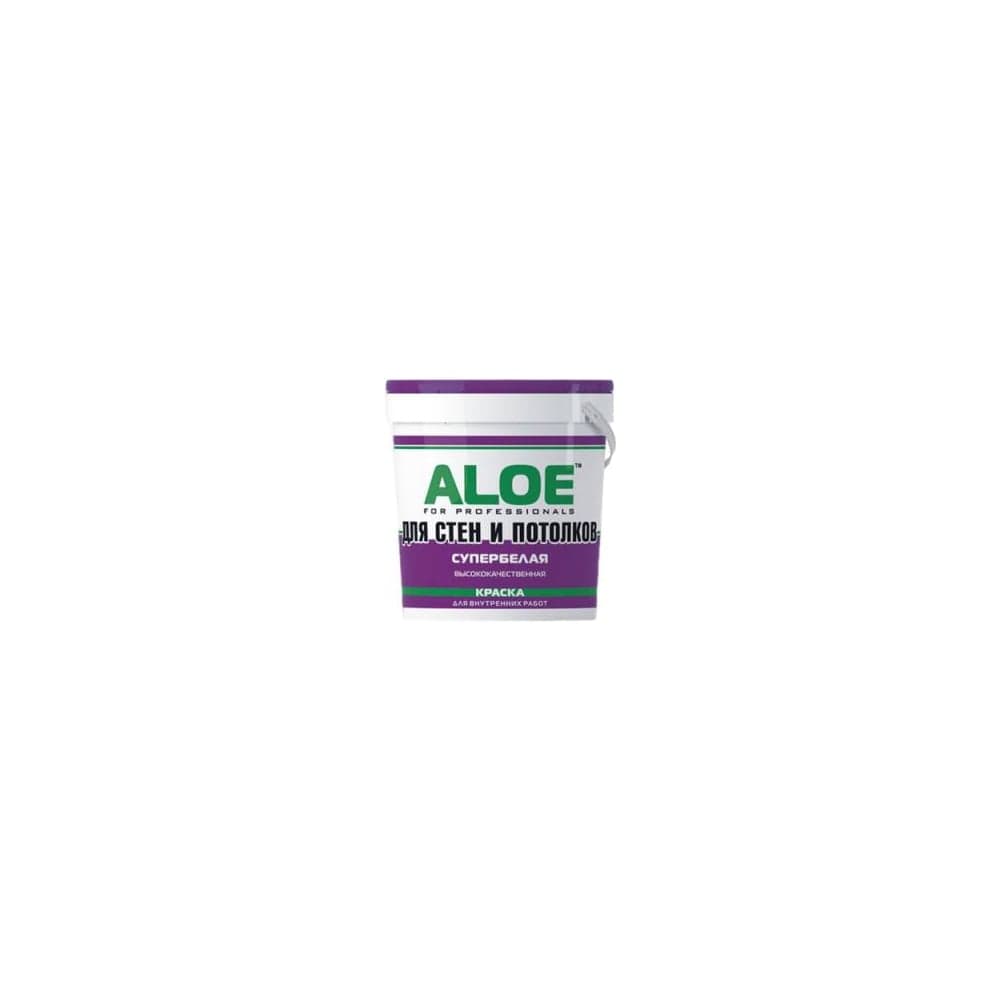 Краска ALOE ВДАК для стен и потолков с/б 14 кг 8536