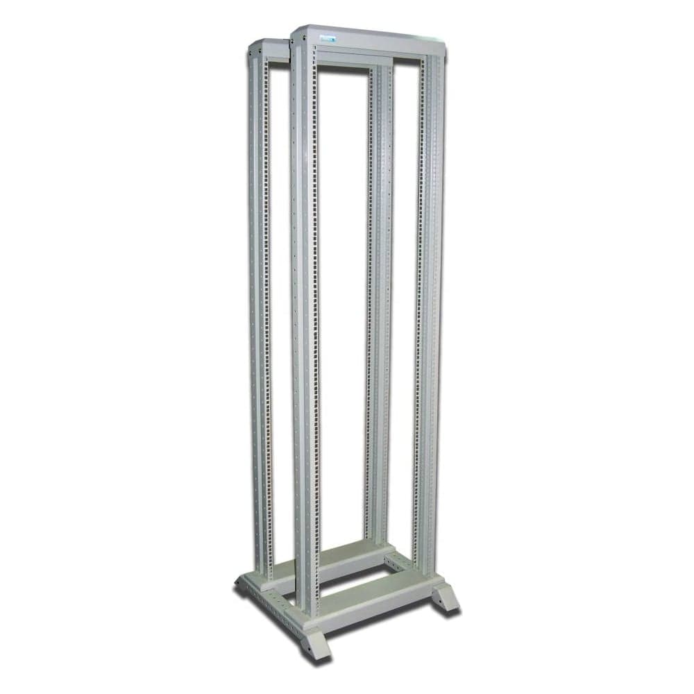 Двухрамная стойка TWT 38U, 600x800, серая RACK2-38U-6x8