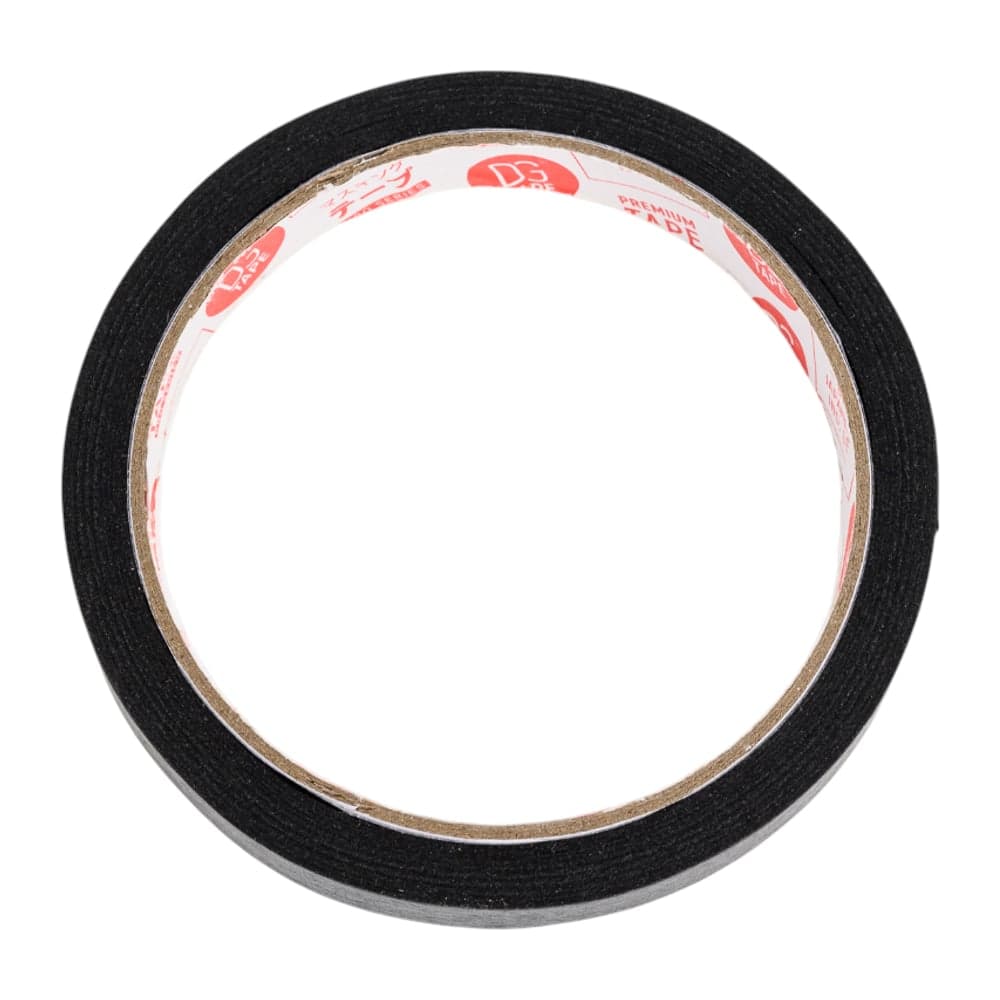 Клейкая лента бумажная черная DGTAPE Masking Tape Professional 12мм х 23м, набор 4 шт. MTP1223B4