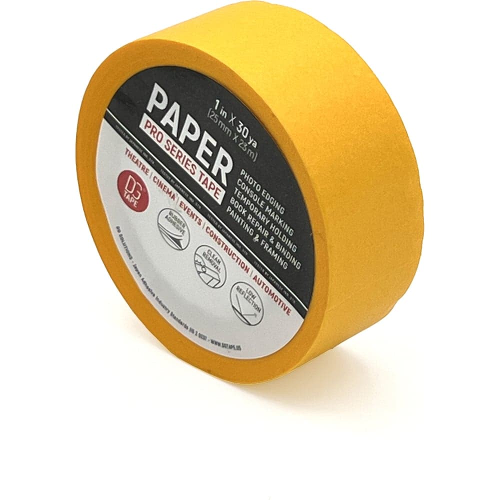 Клейкая лента бумажная DGTAPE Masking Tape Professional оранжевая 25мм х 23м MTP2523O