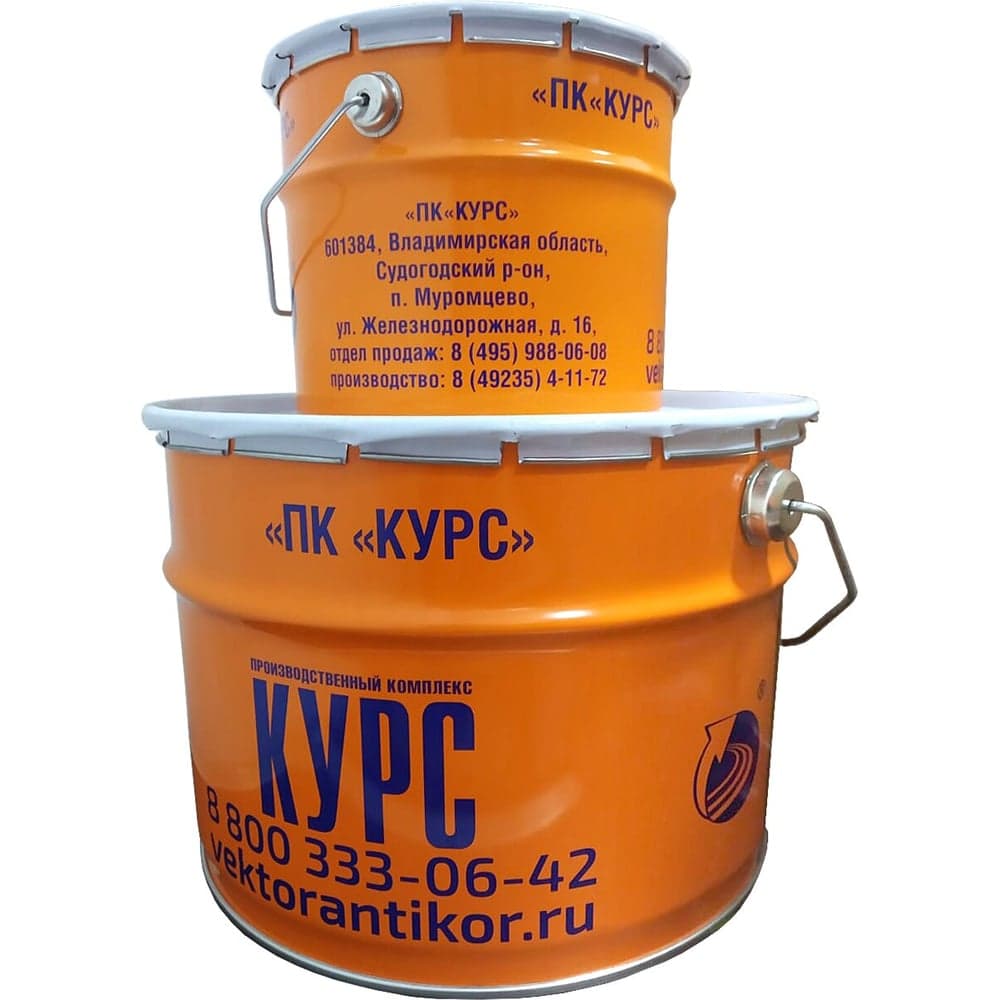 Антикоррозионная мастика ООО «ПК «КУРС» Вектор 1214 (комплект 3кг) СМ-000005