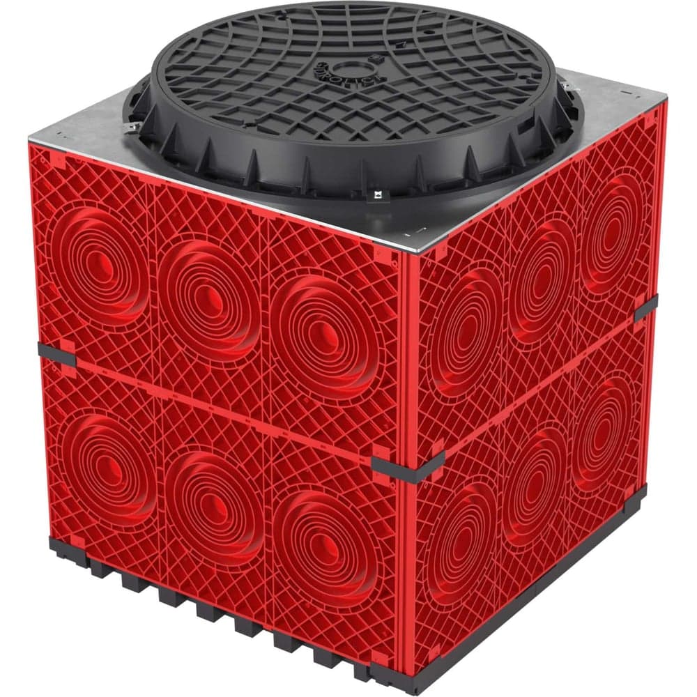 Пластиковый колодец для кабельной канализации DKC с пластиковым люком, 750x750x750 1 шт 270750