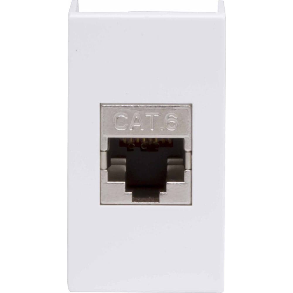 Компьютерная розетка DKC RJ45, кат.6, экранированная, 8P8C, Viva, белая, 1 модуль, 1 шт. 45068