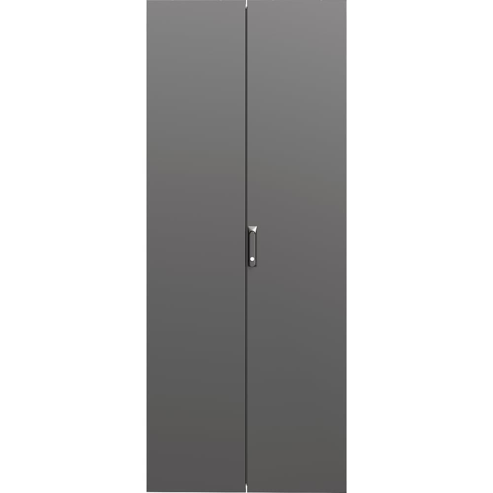 Дверь сплошная DKC двухстворчатая, для IT, CQE 2200x600 RAL9005, 1 шт. RBITCPED2260