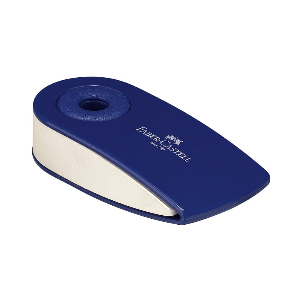 Прямоугольный ластик Faber-Castell Sleeve Mini 54х25х13 мм, пластиковый футляр ассорти 182411