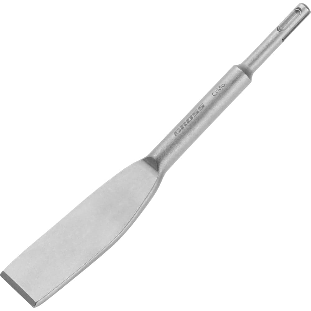 Зубило плоское изогнутое GROSS 40 x 260мм, CrMo, SDS PLUS 703143