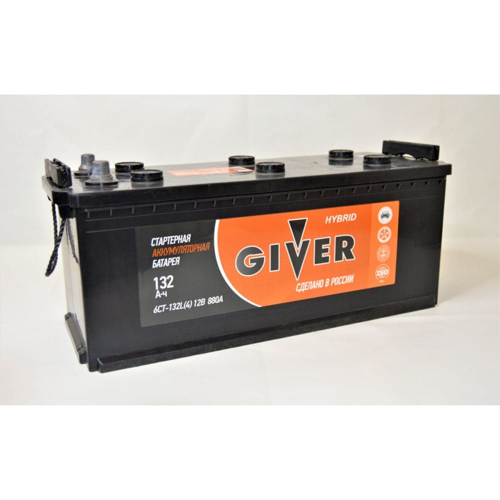 Аккумулятор Giver HYBRID 6CT -132 росс.конус 132N(4)-AAЧ-АЧ-0
