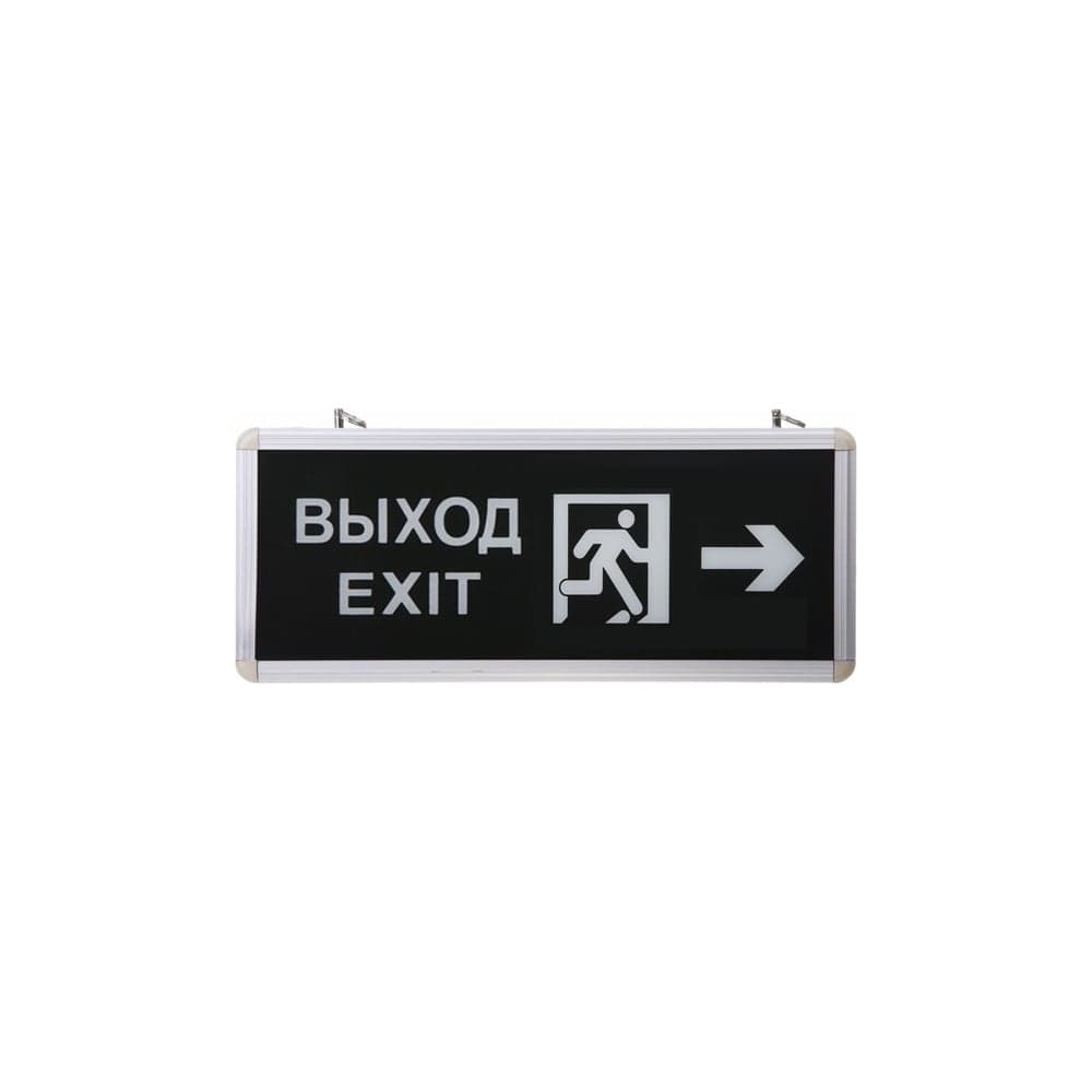 Светильник С НАКЛЕЙКОЙ аварийный FL-LED FL-EmL LEDFrame-01 3W 90min 152x363x20 зеленый свет 608444