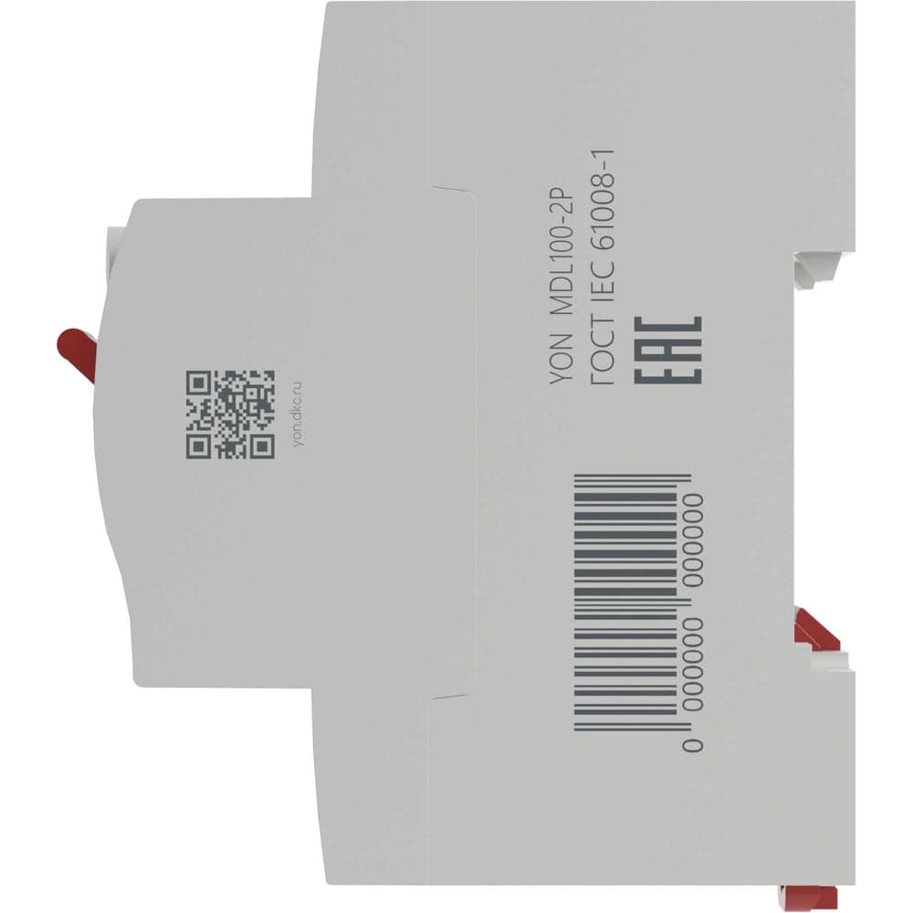 Устройство защитного отключения DKC УЗО ВДТ YON MAX MDL100, 2P, 10mA, 25A, тип АС 1 шт MDL100 2P1 25 AC MDL100-2P1-25-AC