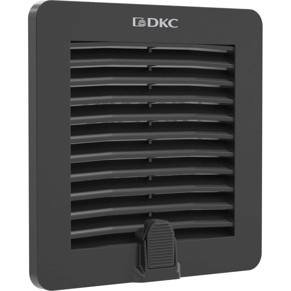 Вентиляционная решетка с фильтром DKC RF 150x150 мм, IP54, RAL9005 1 ШТ R5RF12B