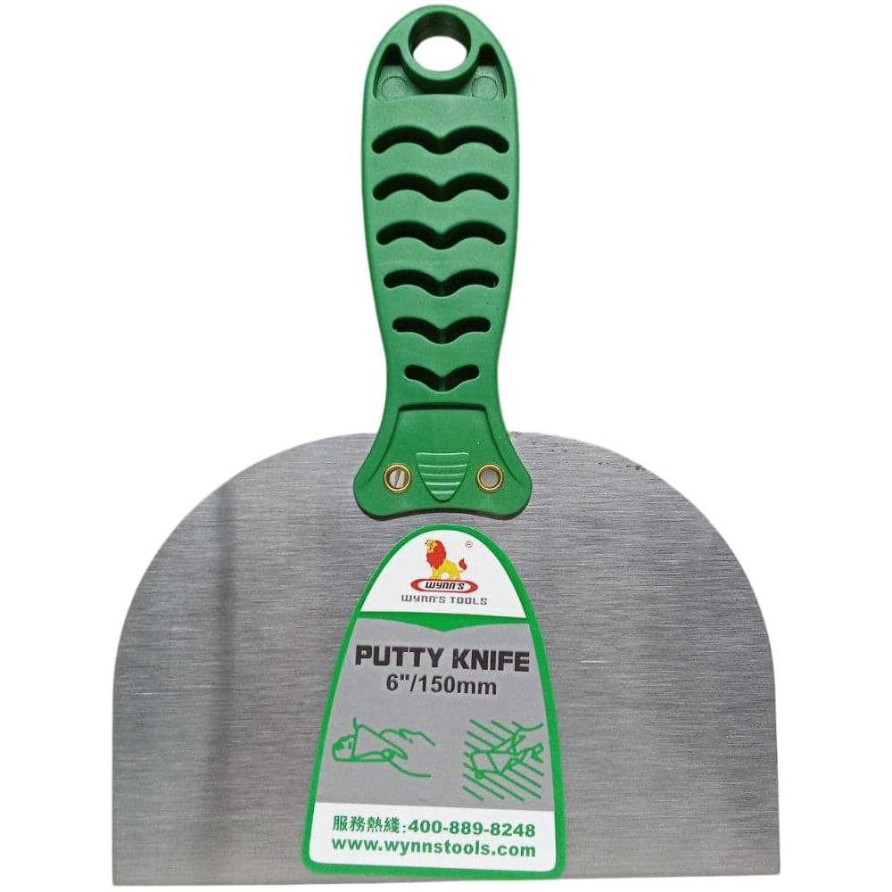 Шпатель стальной WYNNS Tools 150 мм, с пластмасовой ручкой, 6" W0625H 00000028410