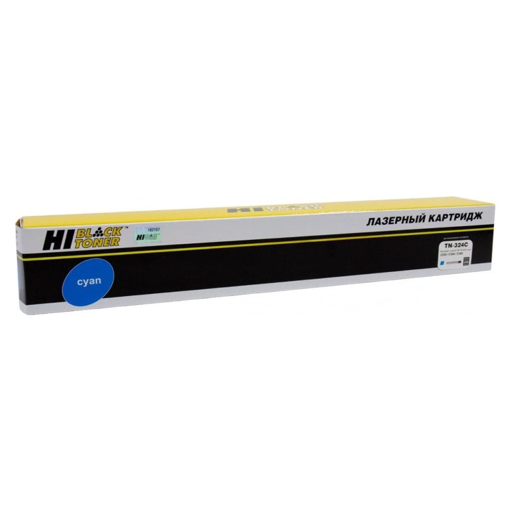 Тонер-картридж Hi-Black для Konica-Minolta bizhub C258/C308/C368, C, 26К HB-TN-324C