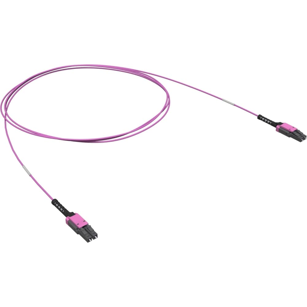 Патчкорд DKC 2ОВ 50/125 OM4, LC Duplex Uniboot/LC Duplex Uniboot, 2м, 1 шт. RNPCUL4AB02