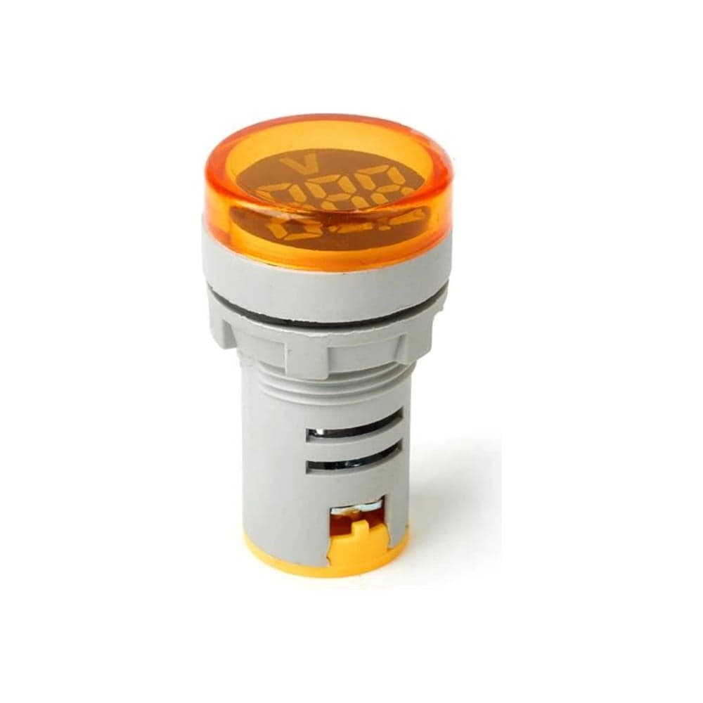 Индикатор значения напряжения HLT AD-22 (LED) d22мм, желтый, IP54, 10штук/упаковка 085-06-252