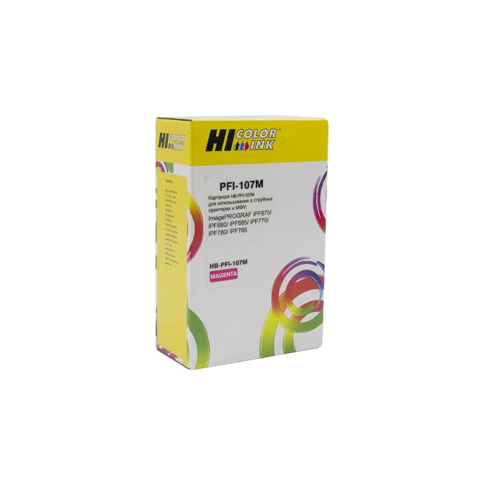 Картридж Hi-Black (PFI-107M) для Canon iPF680/685/780/785, M HB-CAN-PFI-107M-M