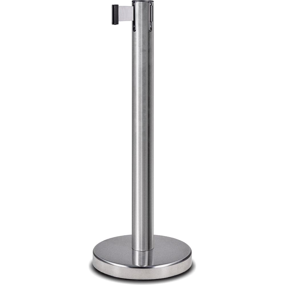 Стойка ограждения Rusbarrier с лентой 2 м BSLN-226322 grey