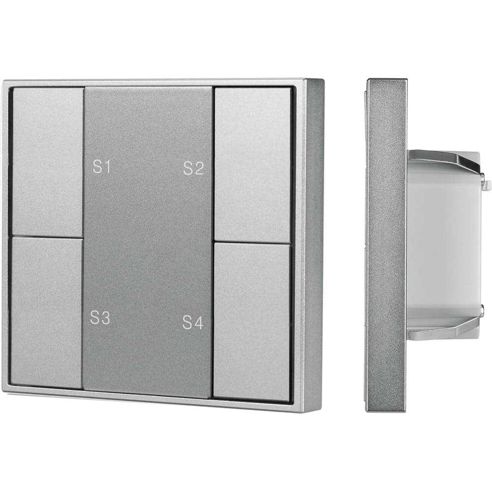 Кнопочная панель INTELLIGENT ARLIGHT DALI-201-23-1G-4SC-IN Silver IARL, IP20 Металл, 3 1шт 048184