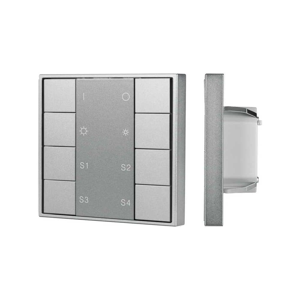 Кнопочная панель INTELLIGENT ARLIGHT DALI-201-23-1G-4SC-DIM-DT6-IN Silver IARL, IP20 М 1шт 048187