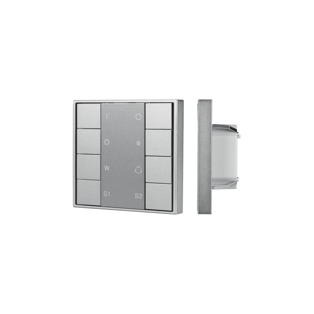Кнопочная панель INTELLIGENT ARLIGHT DALI-201-23-1G-2SC-RGBW-DT8-IN Silver IARL, IP20 1шт 048220