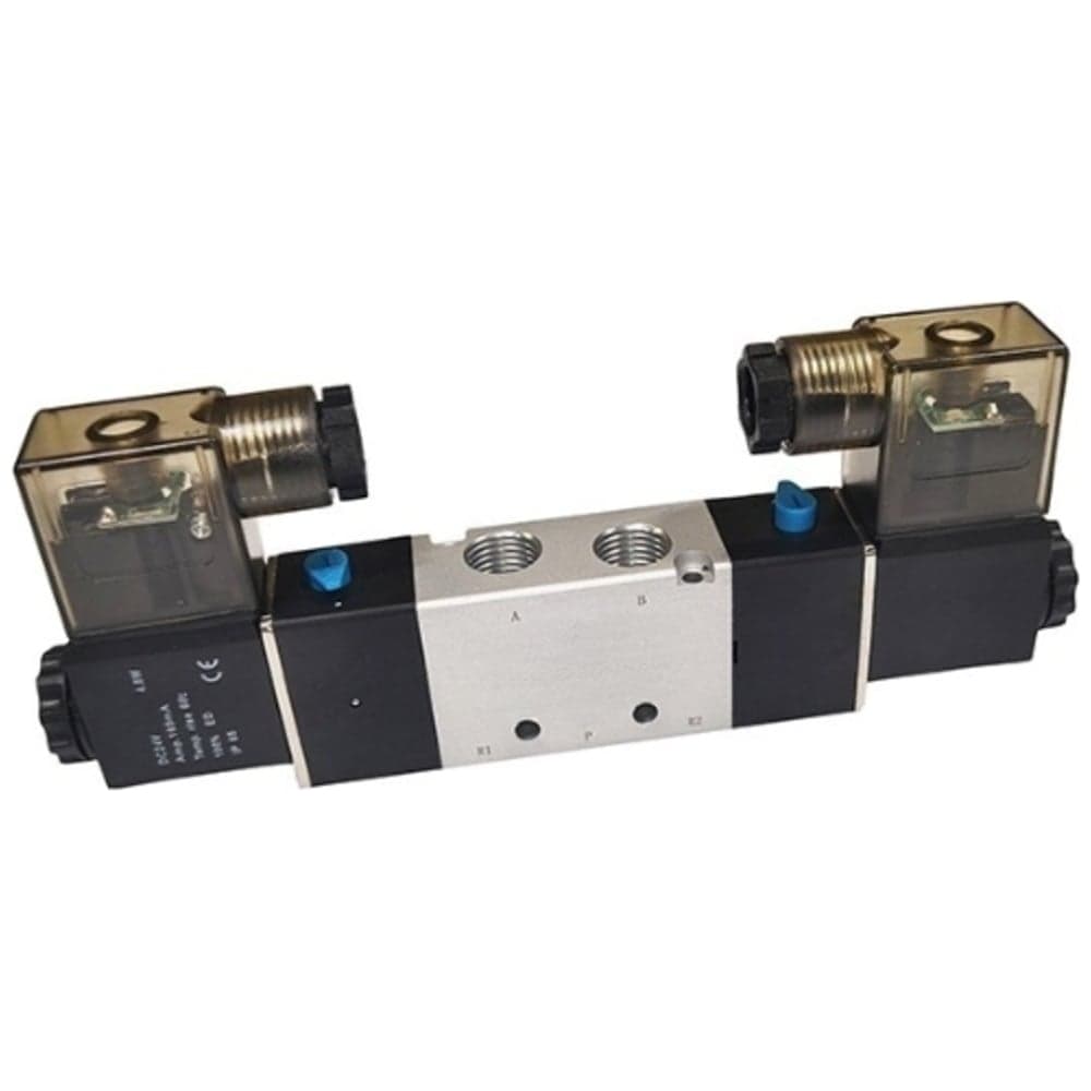 Пневмораспределитель электромагнитный TITAN LOCK 4V, серия 200, 2 канала, 6 мм, DC24V, TL4V220-06DC24V