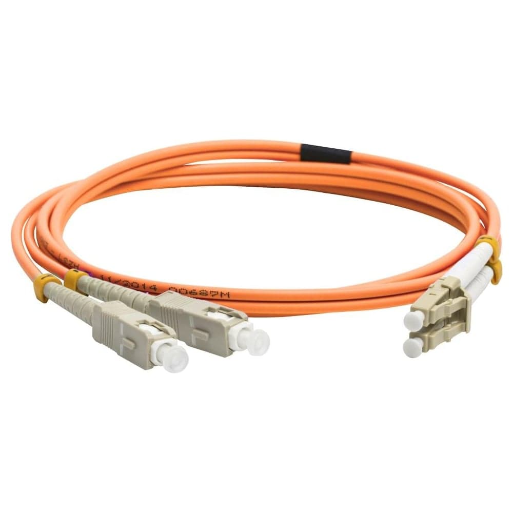 Оптический патч-корд TWT PVC, дуплексный, LC/PC-SC/PC, MM 50/125, 1.0 м 2LC-2SC/OM2-1.0
