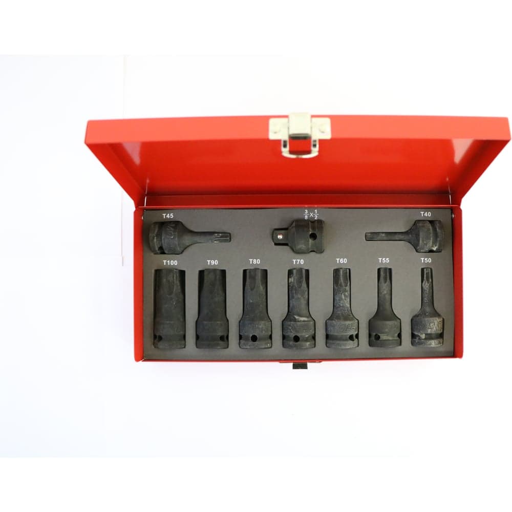 Набор головок ударных внешний Torx VATA 1/2DR, 10 предметов 13437-M10