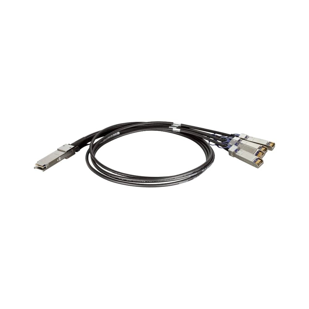 Объединительный DAC кабель OSNOVO OC-QSFP-4x10G-1M QSFP+ 40G для 4x10G. Скорость: 40 Гбит/c. Тип разъема: QSFP+/SFP+. Длина кабеля 1м. Размеры коннектора (ШхВхГ): 11x9x101мм. Рабочая температура: 0…+70С. 14808