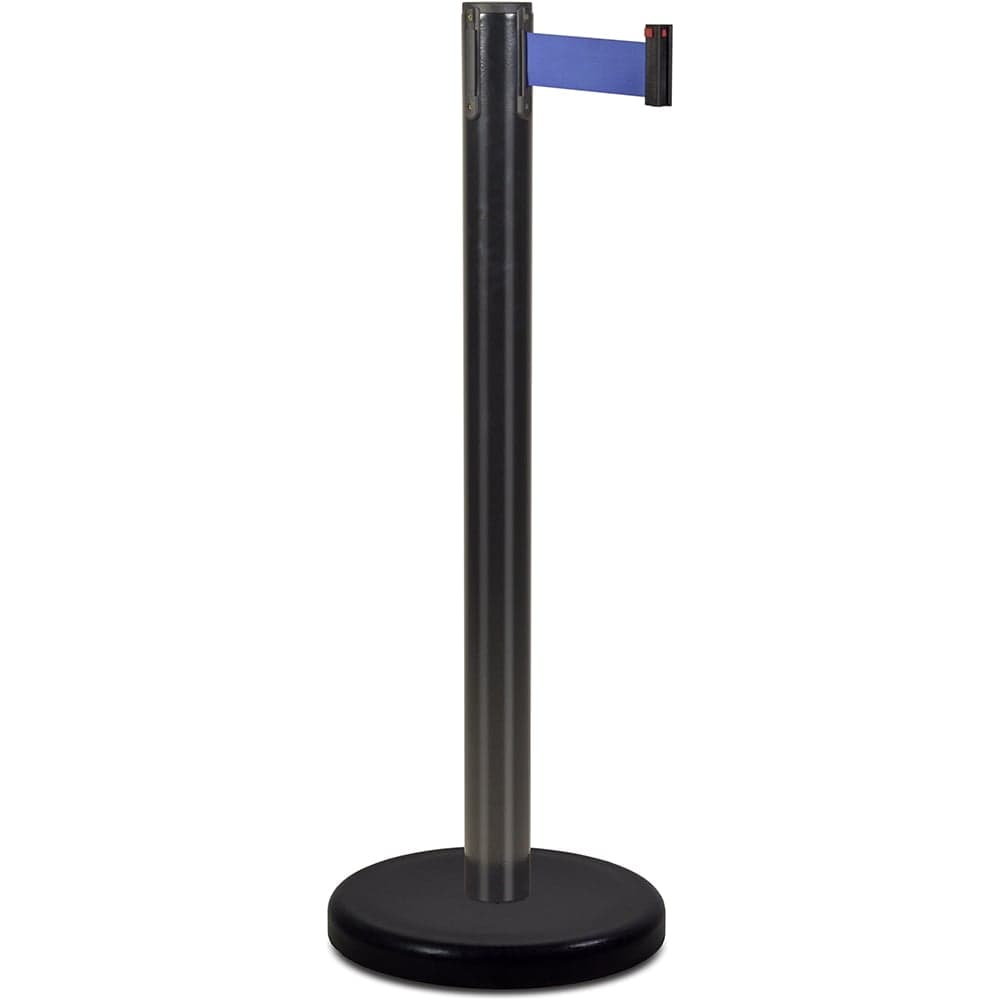 Стойка ограждения RUSBARRIER с лентой 3 м BSLN-X86333 BLACK blue