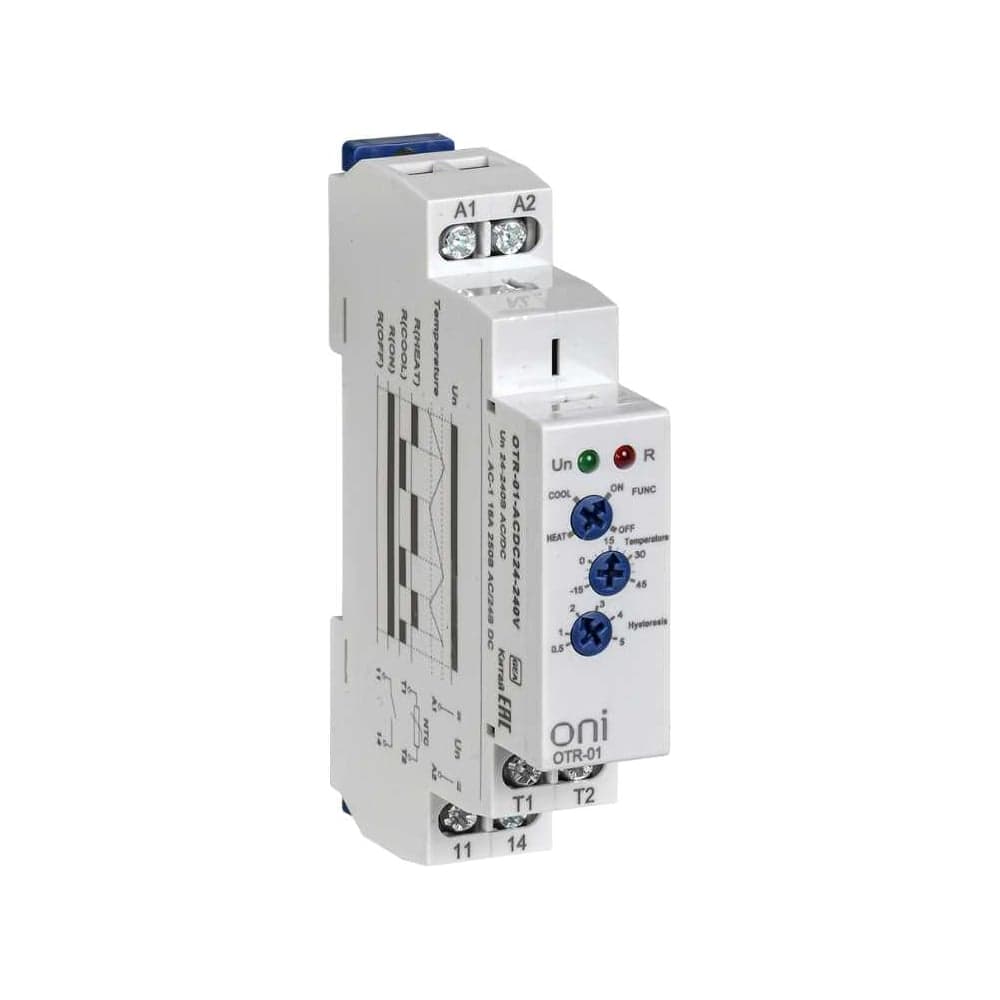 Реле температурное ONI OTR-01 1 конт. 24-240В AC/DC OTR-01-ACDC24-240V