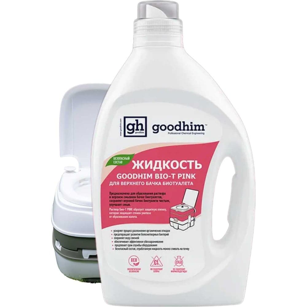 Жидкость для верхнего бачка биотуалета Goodhim БИО-Т, 2 л 13184