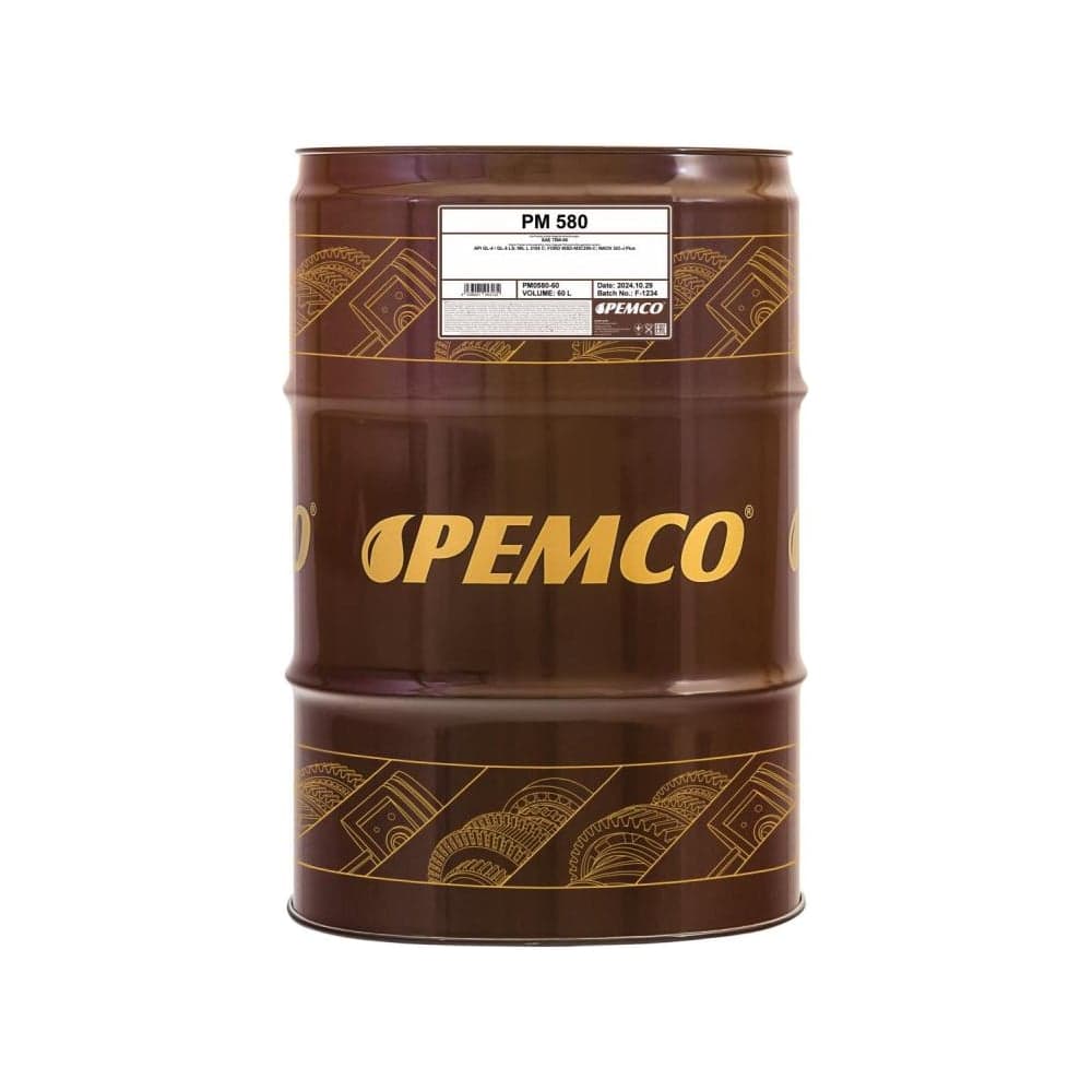 Синтетическое трансмиссионное масло Pemco 580 60 л, 75W-80 PM0580-60-E