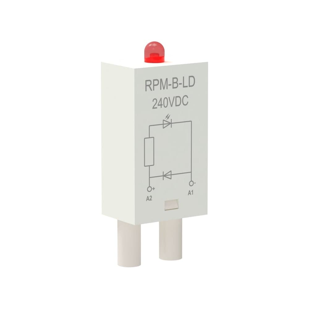 Модуль защиты для реле ONI диод+светодиод 240В DC (10шт/упак) RPM-B-LD-DC240V
