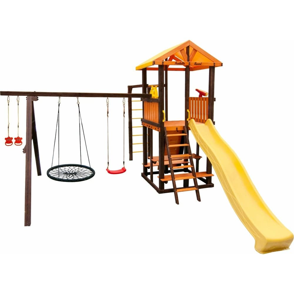 Игровой комплекс (ИК) Perfetto Sport «Bari-7» + качели Паутина СГ000005022