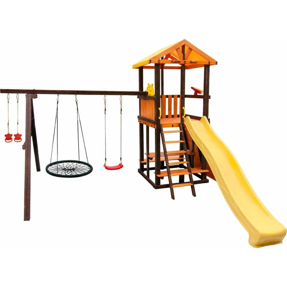 Игровой комплекс (ИК) Perfetto Sport «Bari-5» + качели Паутина СГ000005006