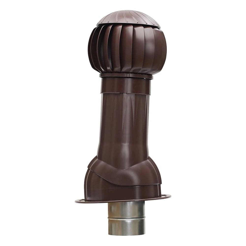 Комплект для фальцевой и битумной кровли ERA RRTV D160 Brown пластик RRTV+S 160 Brown