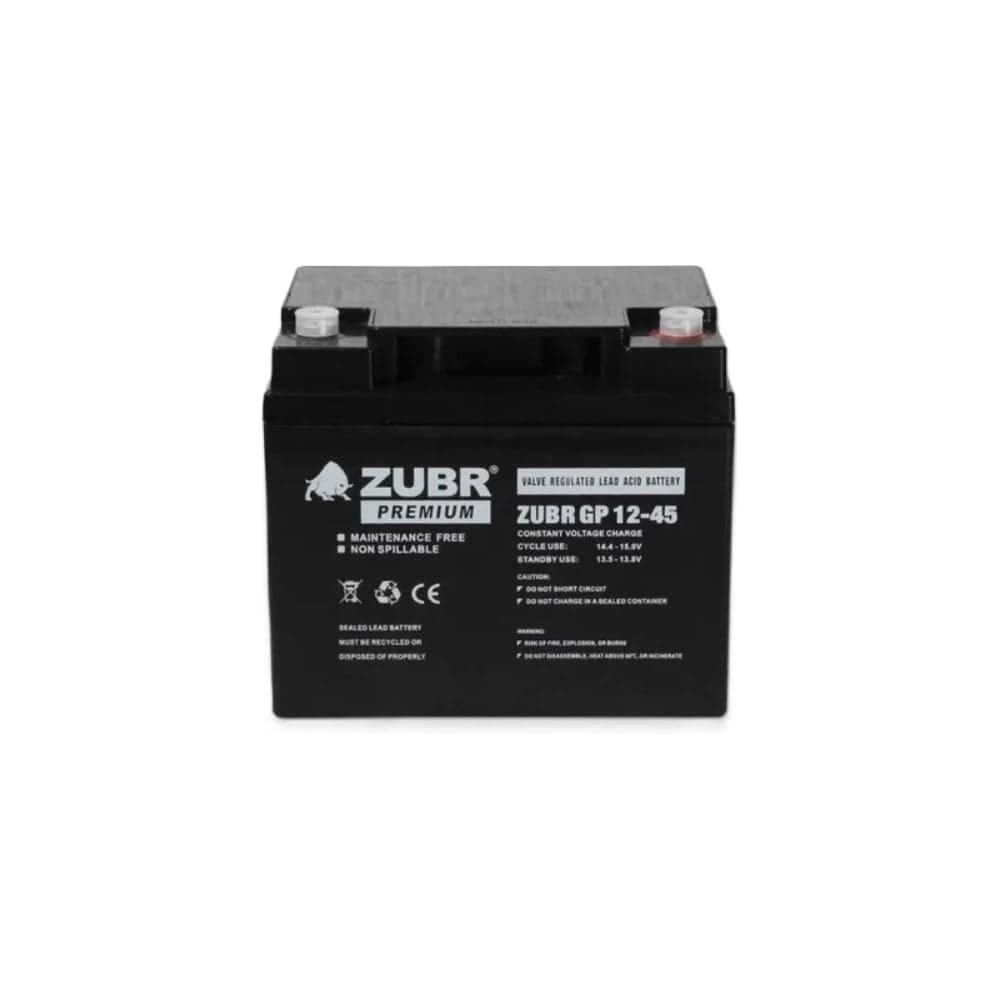 Аккумуляторная батарея ZUBR GP 12V 45Ah, GP12-45(ZUBR)