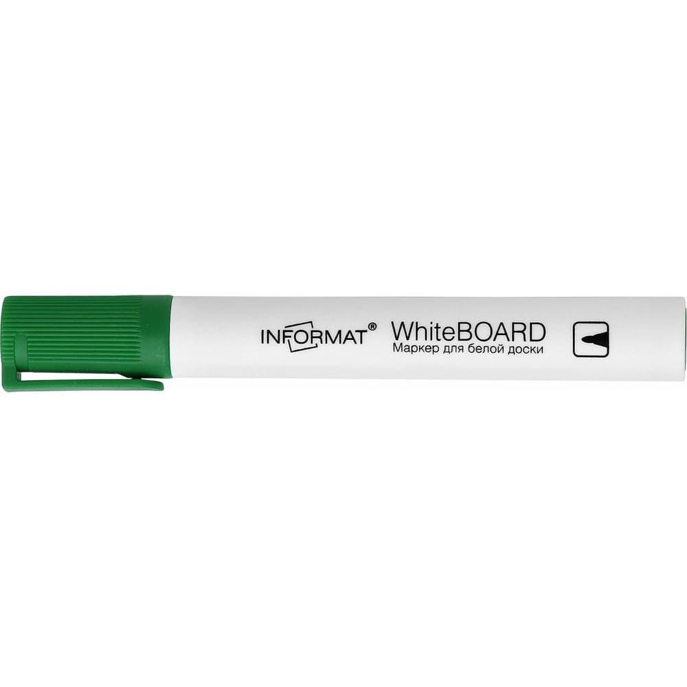 Маркер для белых досок INFORMAT BOARD 5 мм зеленый круглый WRR03G