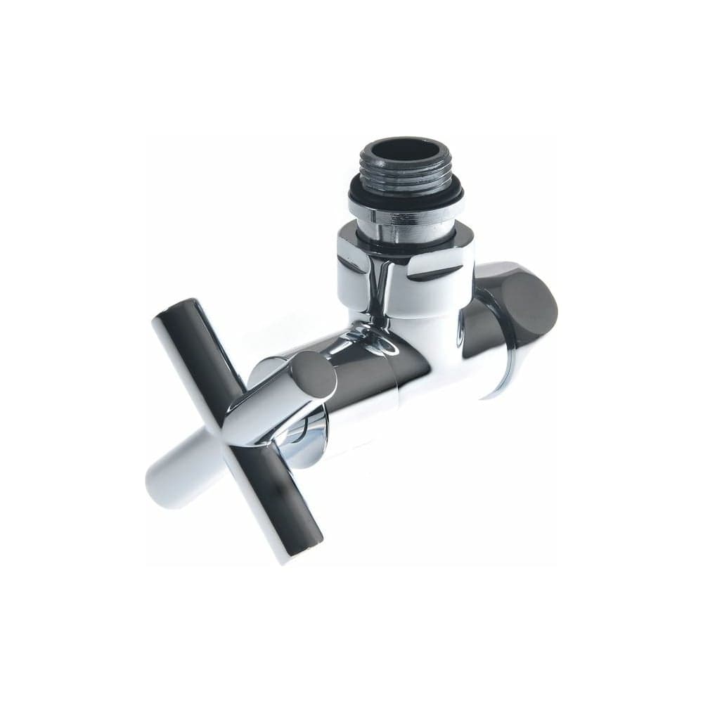 Угловой кран-вентиль SMT ручка крест, хром, 3/4"х1/2"г/ш SMT8200SCH0405