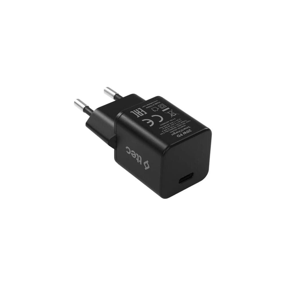 Сетевое зарядное устройство TTEC SmartCharger Pro 20W PD USB-C Travel Charger. Цвет: черный 2SCP01S