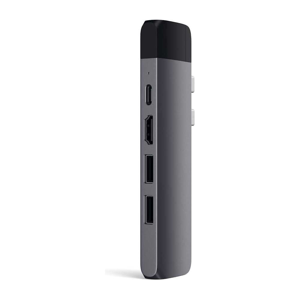 USB-хаб SATECHI Aluminum Pro Hub with Ethernet х 4K HDMI для MacBook Air 2018-2020, MacBook Pro 2018/2020, серый космос ST-TCPHEM