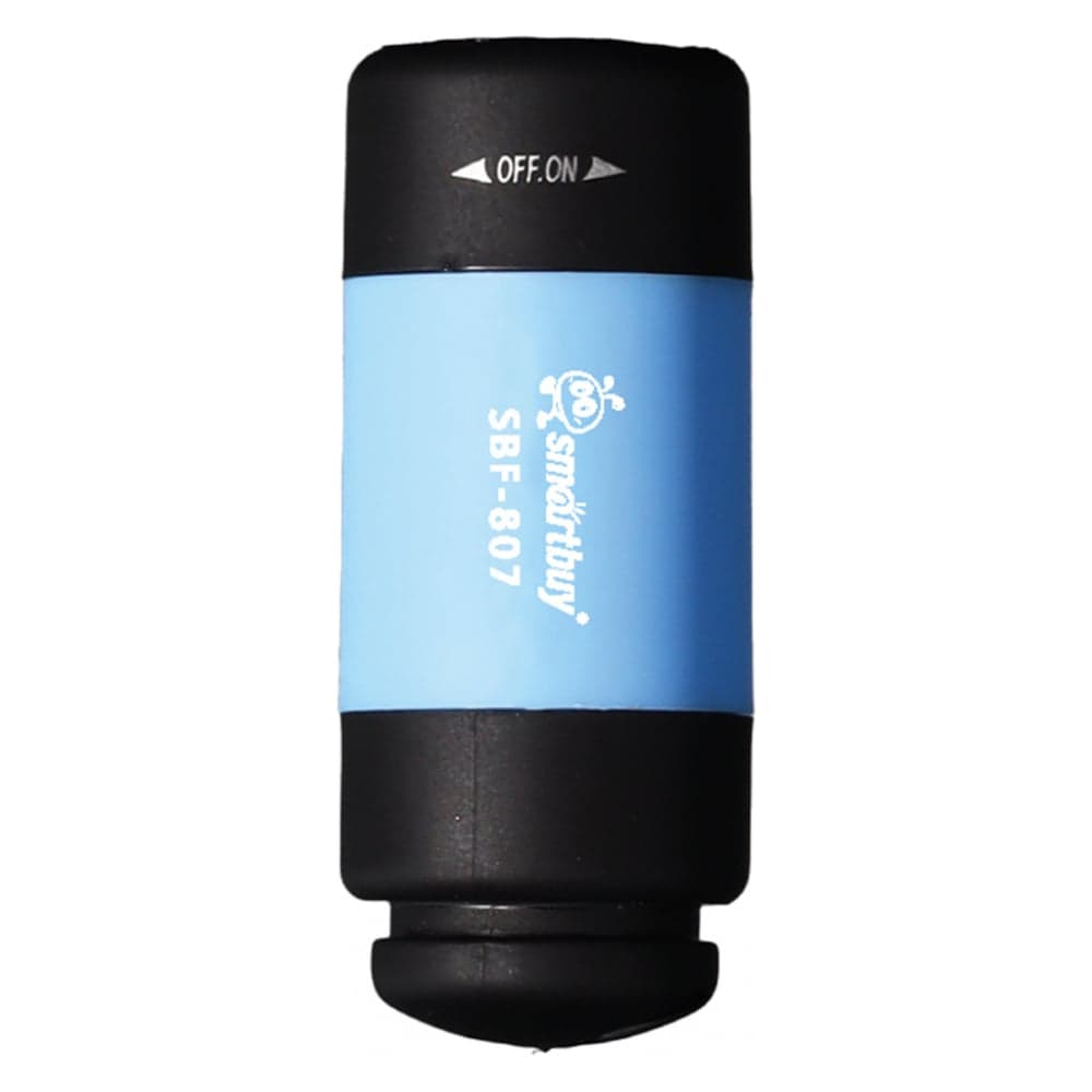 Фонарь карманный Smartbuy LED, с зарядкой от USB A, 5.2х d2.2 см, пластик, карабин SBF-807