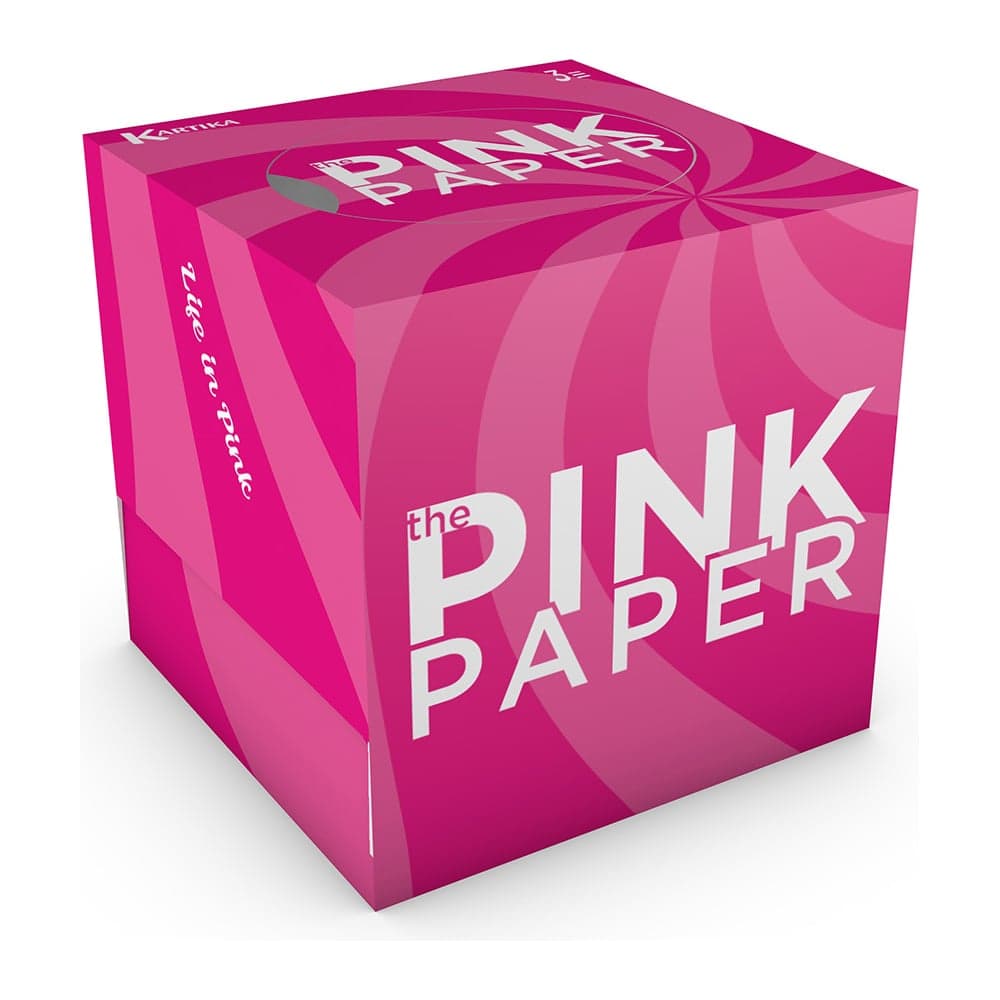 Набор бумажных салфеток WORLD CART Pink Paper выдергушки с рисунком, 3 слоя, 56 шт х 2 упаковки TPP-FC-1166/2