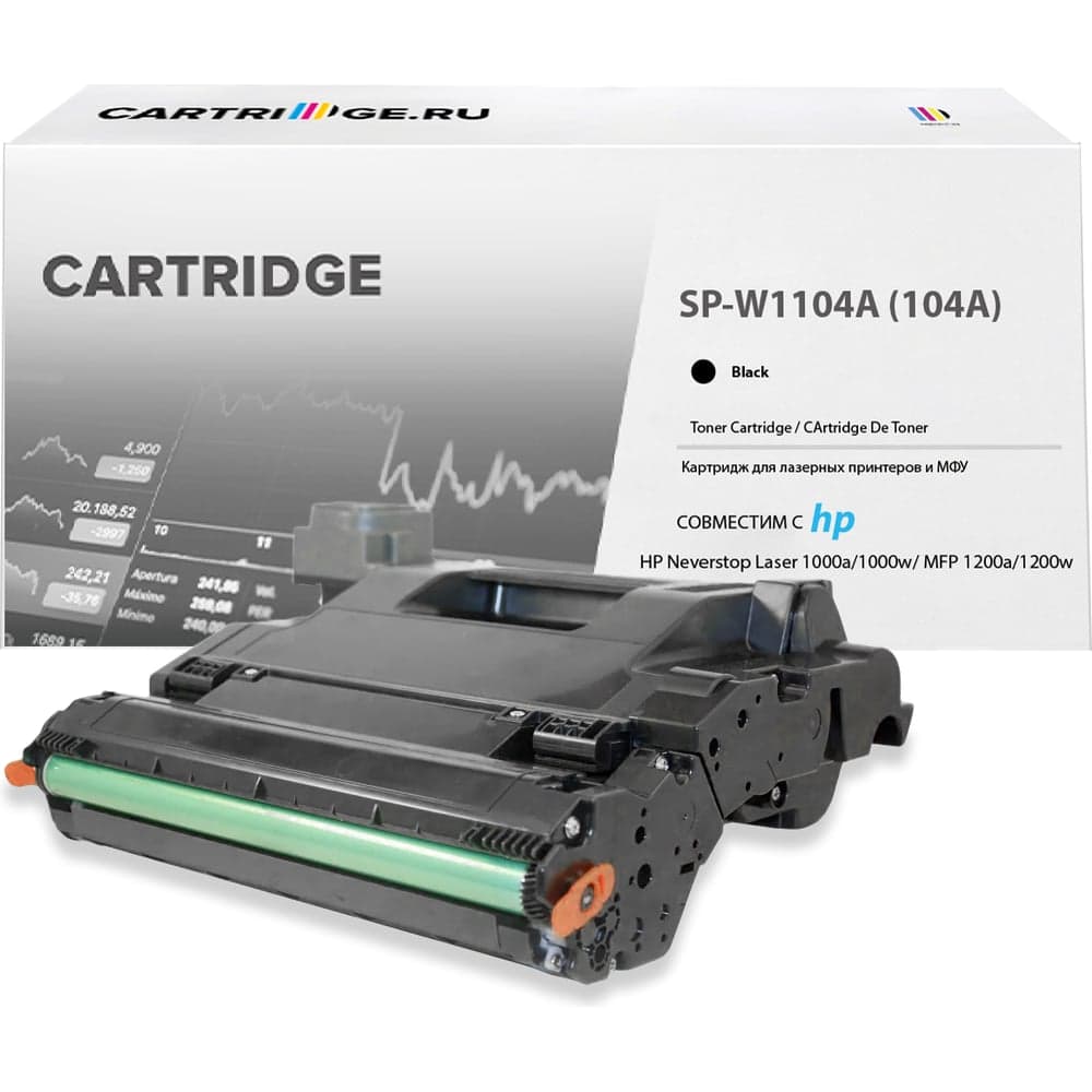 Фотобарабан Solution print SP 1104A (104A) для HP, черный 353597