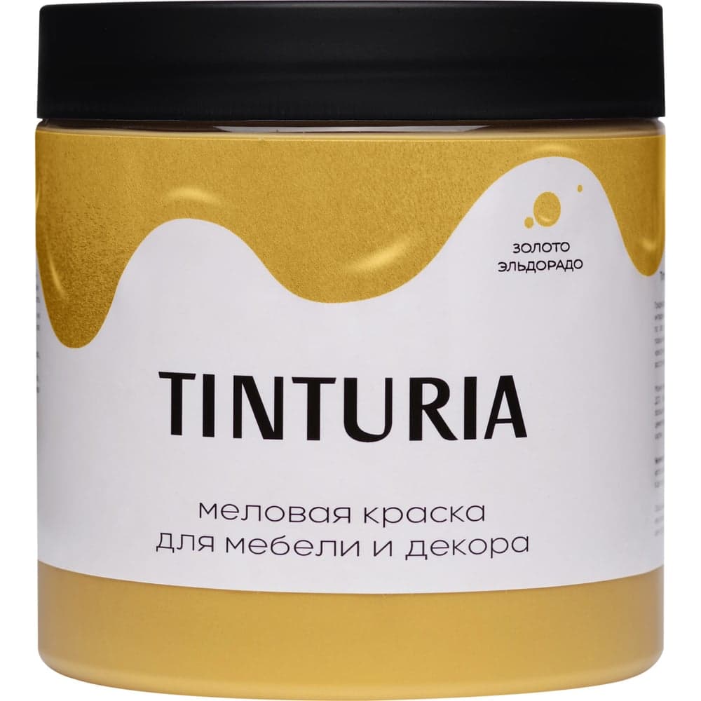 Краска для мебели и декора TINTURIA Золото Эльдорадо 0.5 кг /6 ЭК000145885